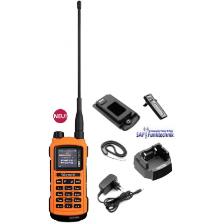 Albrecht Tectalk Duo, PMR446 + Freenet (1W), Orange